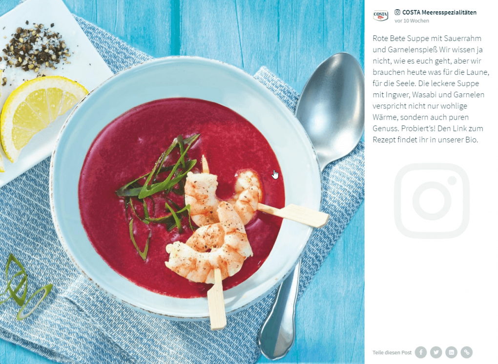 Social Media Marketing for Food Brands | An Example to Follow