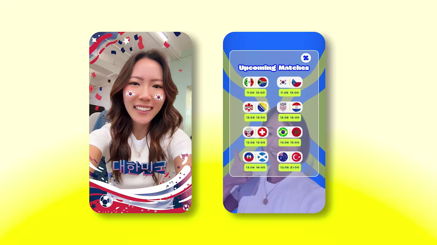 WorldCup activations on Snapchat