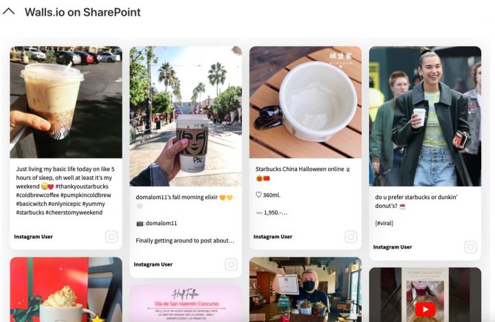 social media integration on Sharepoint